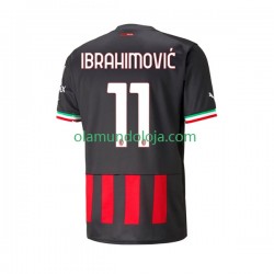 Camisola AC Milan Ibrahimović 11 Homem Equipamento Primeiro 2022-2023 Manga Curta